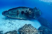 Wreck Next To Reef, Cayman Islands