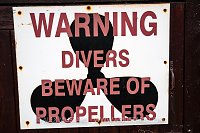 Warning Sign For Divers, UK