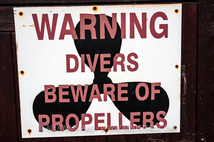 Warning Sign For Divers, UK