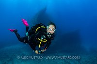 Diver With Wreck, Egypt