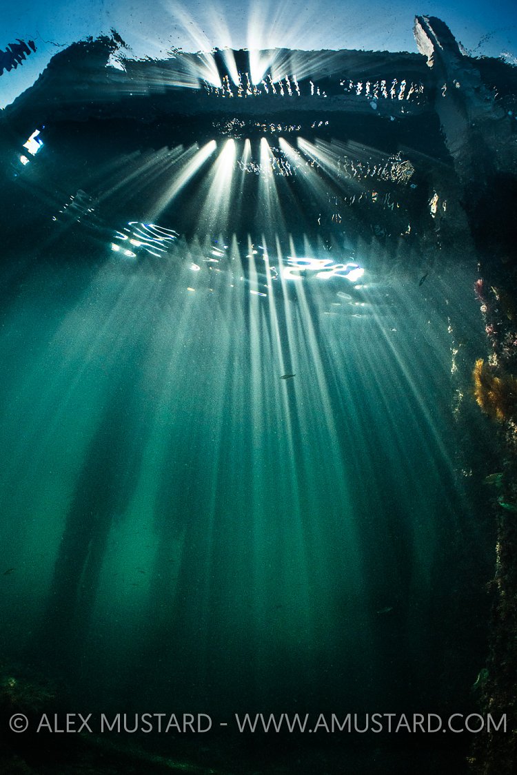 Sunbeams At Swanage, UK