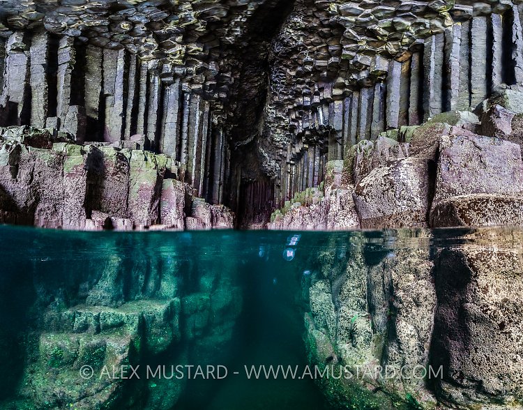 Inside Fingal's Cave, UK