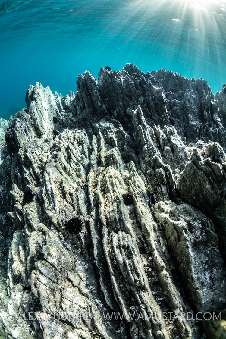 Sunrays On Rocks, Italy