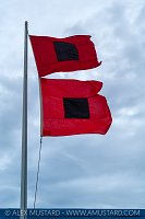 Hurricane Warning Flags, Cayman Islands