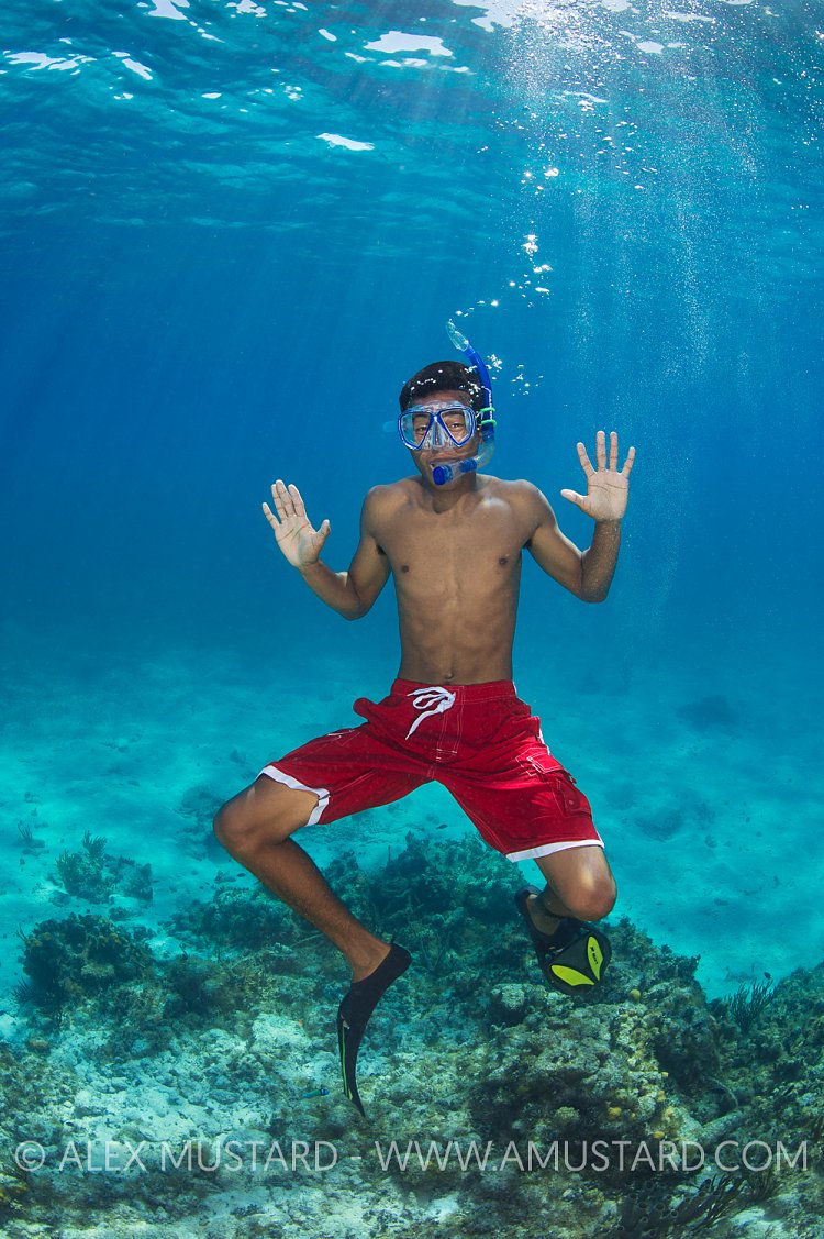 Snokeling Fun. Cayman Islands