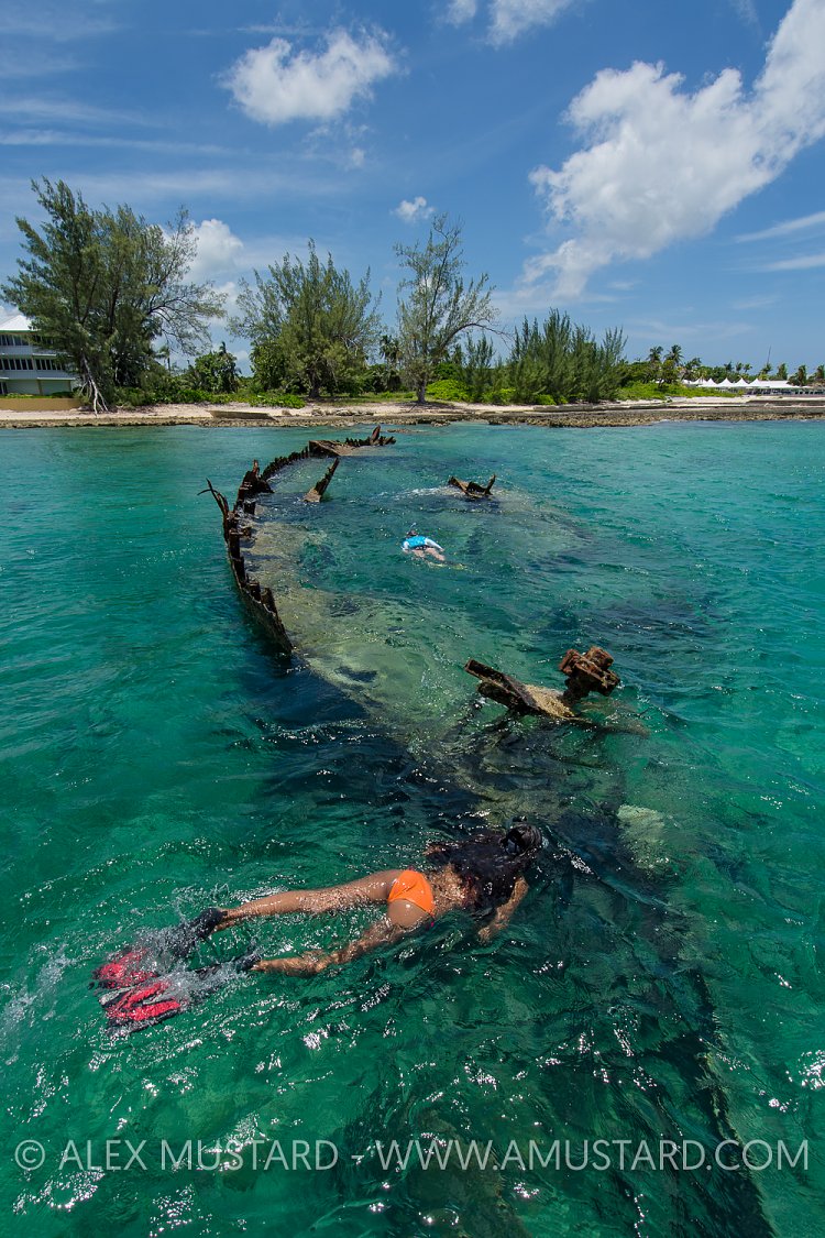 Snorkelling The Gamma. Cayman Islands.