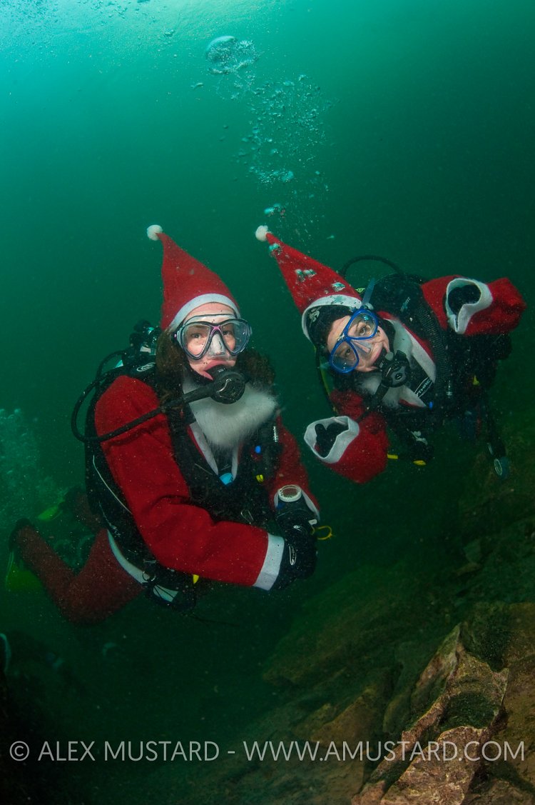 Christmas Underwater. UK