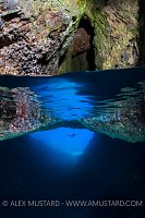 Split Level Inside An Island. Indonesia