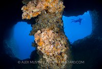 Sea Cave. Sardinia, Italy.