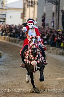 Sartiglia Rider. Oristano, Sardinia, Italy