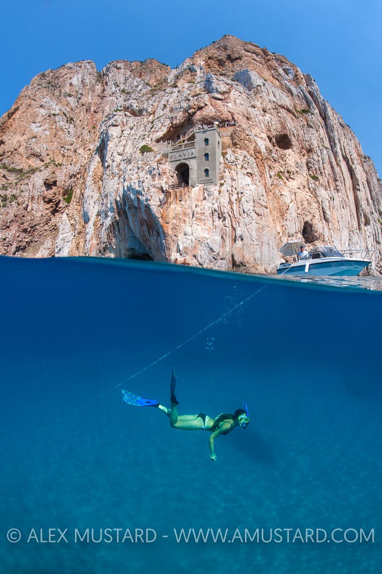 Porto Flavia. Sardinia, Italy.