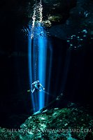 Cave Diver. Mexico