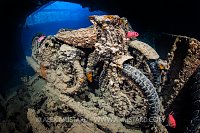 BSA M20 Motorbike. Thistlegorm. Egypt
