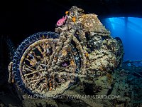 Motorbike On Thistlegorm. Egypt
