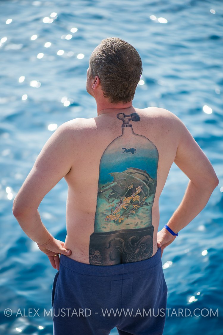 Diving Tattoo. Egypt.