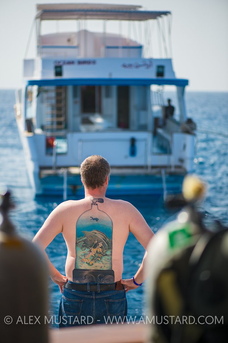 Diving Tattoo. Egypt.