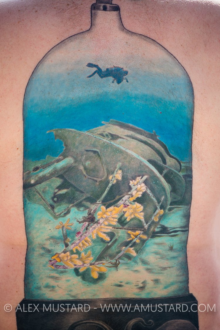 Diving Tattoo. Egypt.