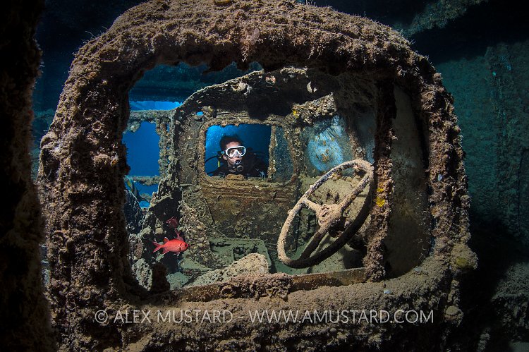 Bedford Cab On Thistlegorm. Egypt
