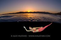 Mermaid At Sunset. Egypt