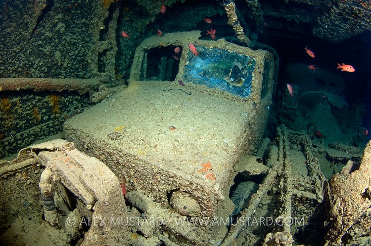 Truck on Thistlegorm. Egypt