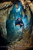 Cave Diver. Palau